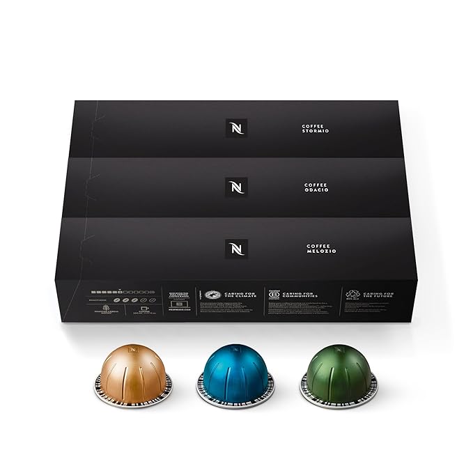 Nespresso Vertuo Coffee Pods Variety Pack – 30 Ct