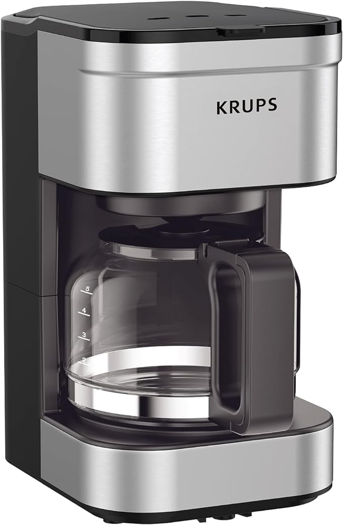 KRUPS Simply Brew 5-Cup Stainless Steel Coffee Maker