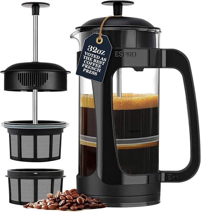 ESPRO P3 French Press – Grit-Free Coffee & Tea Maker