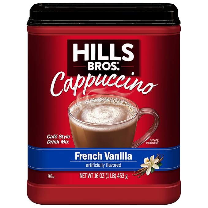 Hills Bros. French Vanilla Instant Cappuccino Mix 16oz