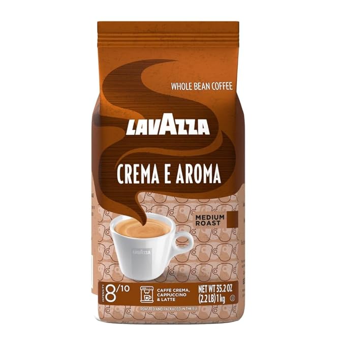 Lavazza Crema e Aroma Whole Bean Coffee, 2.2 lb