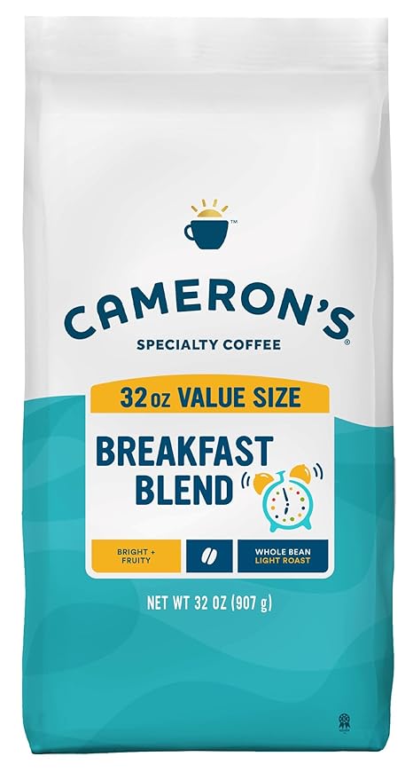 Cameron's Coffee Breakfast Blend Whole Bean – 32oz