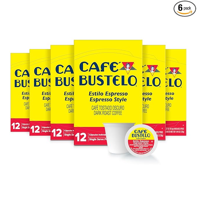 Café Bustelo Dark Roast Espresso K-Cups – 72 Count
