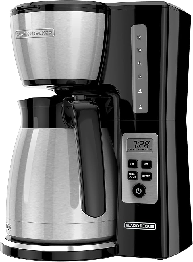 BLACK+DECKER 12-Cup Thermal Programmable Coffee Maker