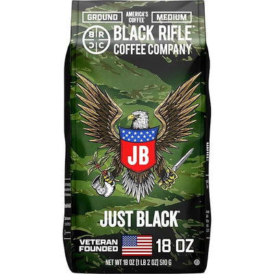 Black Rifle Coffee Just Black Medium Roast Ground 18oz